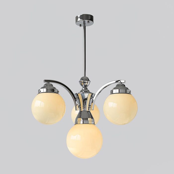 Chandelier Globe Rosée-DWHOME