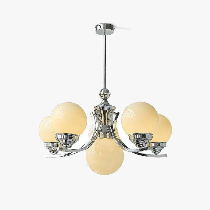 Chandelier Globe Rosée-DWHOME