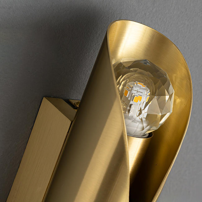 Diamonds Brass Wall Lamp - DWHOME