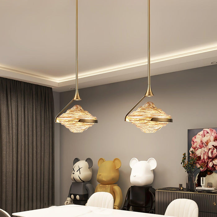 Diamond Crystal Pendant Lamp.