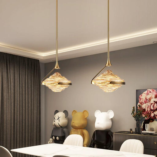 Diamond Crystal Pendant Lamp.