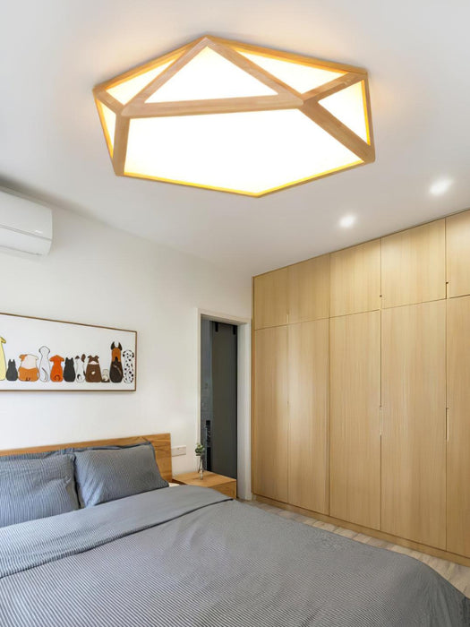 Diamond Wooden Ceiling Lamp-DWHOME