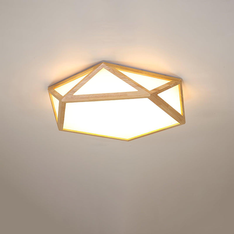 Diamond Wooden Ceiling Lamp-DWHOME