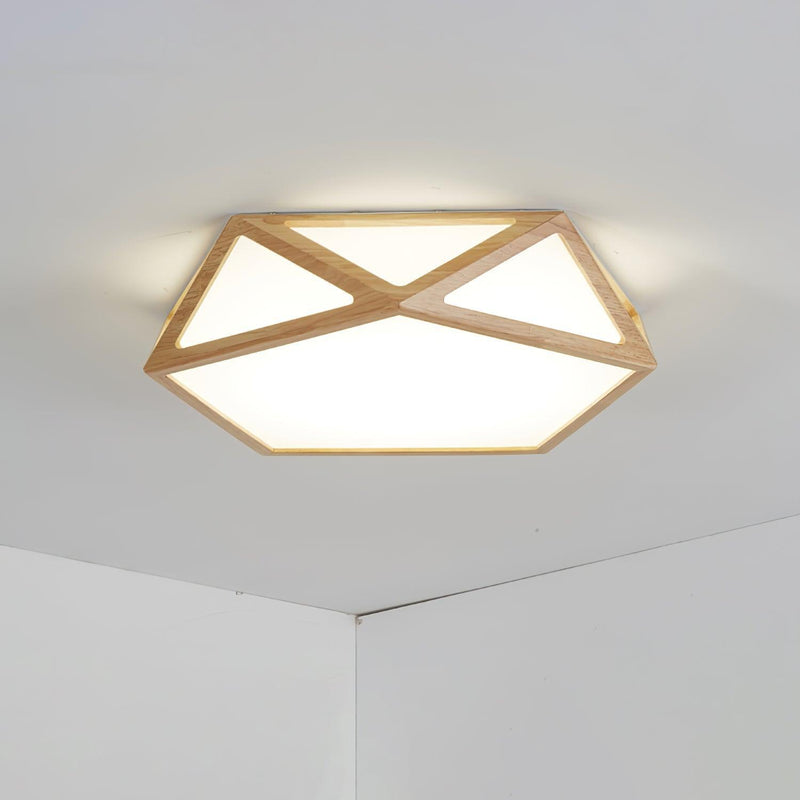 Diamond Wooden Ceiling Lamp-DWHOME