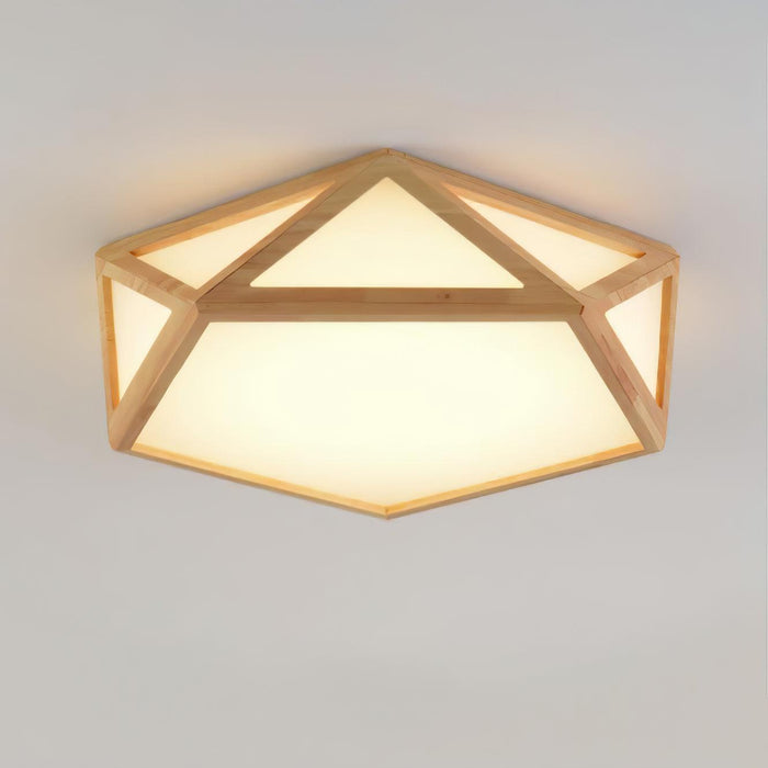 Diamond Wooden Ceiling Lamp-DWHOME