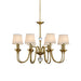 Diana Brass Chandelier-DWHOME