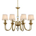 Diana Brass Chandelier-DWHOME
