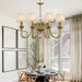 Diana Brass Chandelier-DWHOME