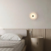 Disc Shaped Alabaster Wall Light-DWHOME