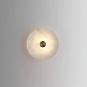 Disc Shaped Alabaster Wall Light-DWHOME