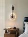 Disc Travertine Wall Lamp-DWHOME