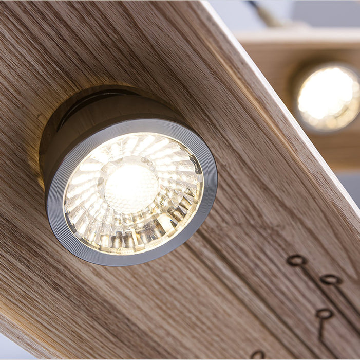 Disc Wooden Pendant Lamp - Vakkerlight