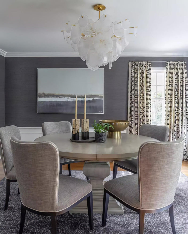 Brass Discs Cascading Chandelier-DWHOME