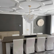 Brass Discs Cascading Chandelier-DWHOME