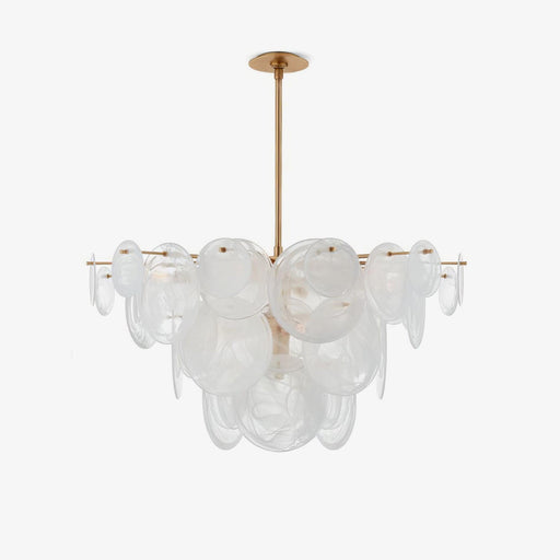 Brass Discs Cascading Chandelier - DWHOME