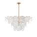 Brass Discs Cascading Chandelier - DWHOME