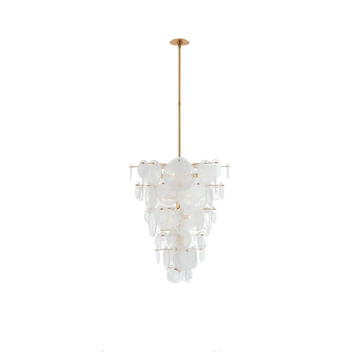 Brass Discs Cascading Chandelier - DWHOME