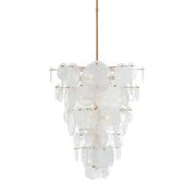 Brass Discs Cascading Chandelier-DWHOME