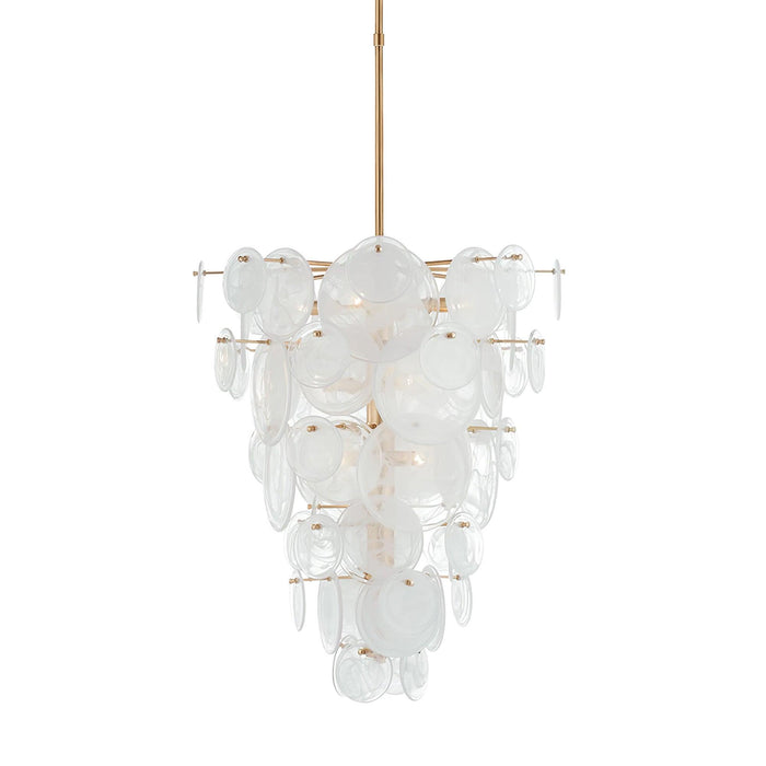 Brass Discs Cascading Chandelier - DWHOME