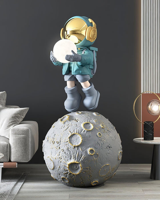 Diver Astronaut Built-in Battery Floor Lamp.