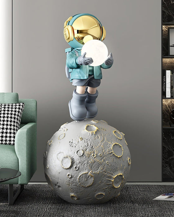 Diver Astronaut Built-in Battery Floor Lamp.