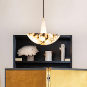 "Chandelier en albâtre Domus - DWHOME"