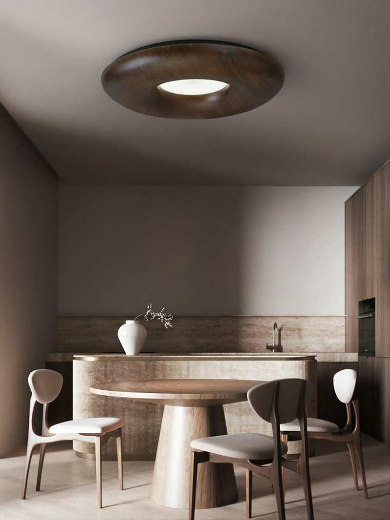 Donut Wood Ceiling Light-DWHOME