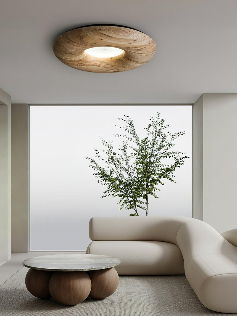 Donut Wood Ceiling Light-DWHOME
