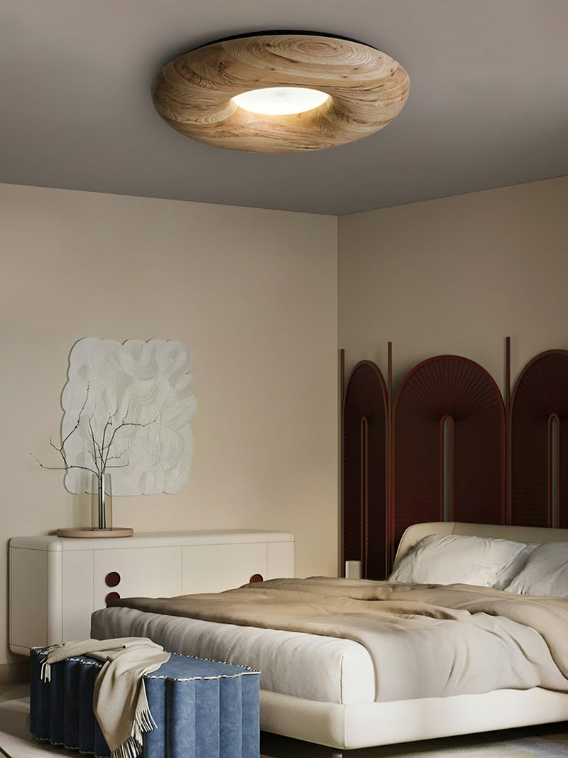 Donut Wood Ceiling Light-DWHOME