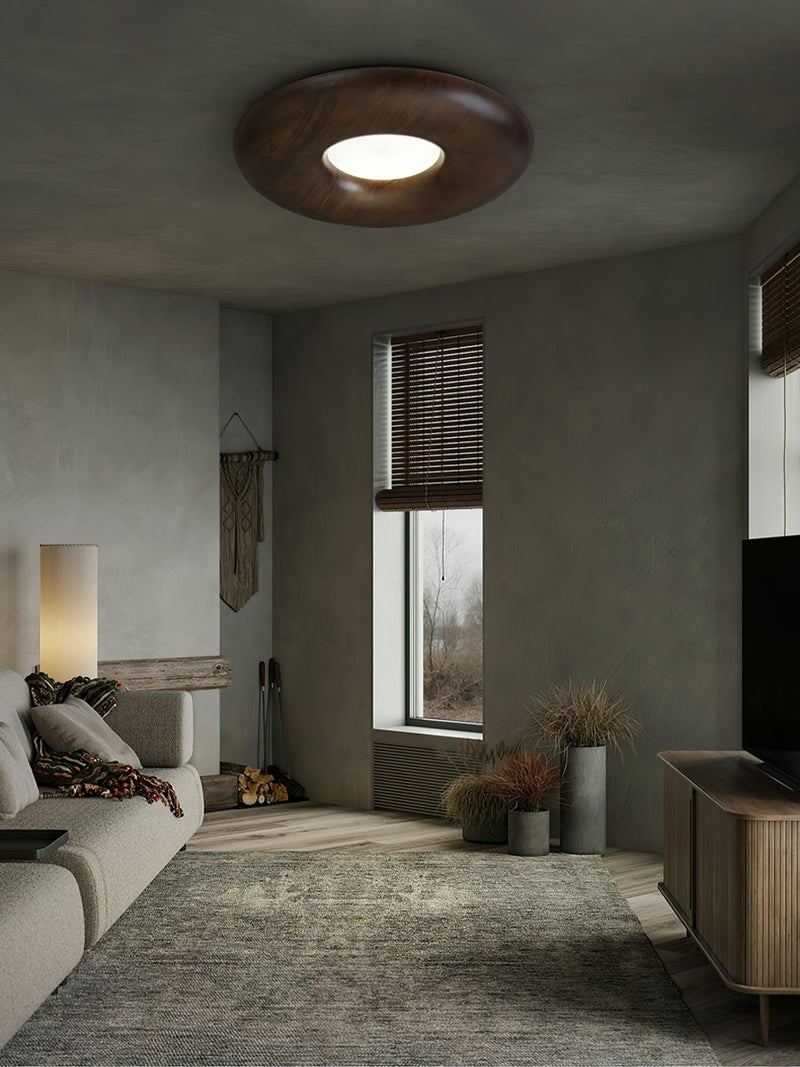 Donut Wood Ceiling Light-DWHOME