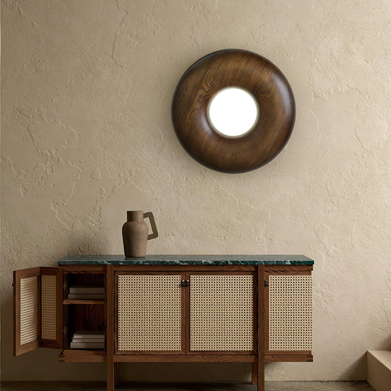 Donut Wood Ceiling Light-DWHOME