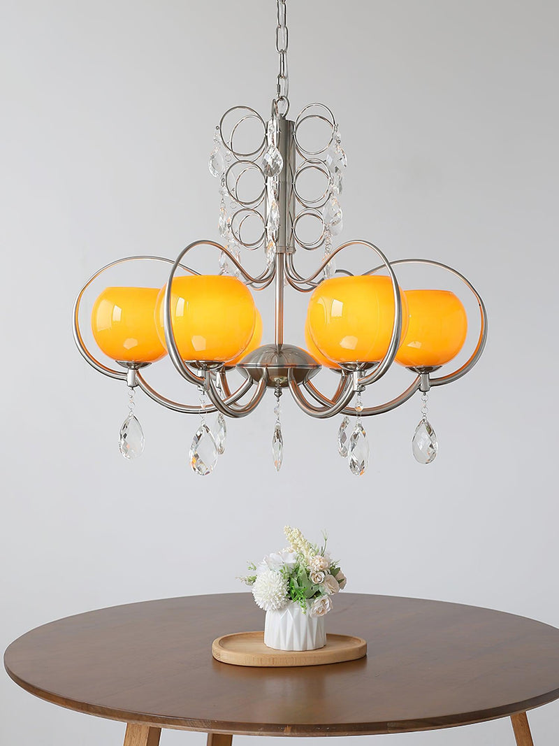 Doria Crystal Chandelier-DWHOME