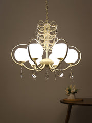 Doria Crystal Chandelier-DWHOME