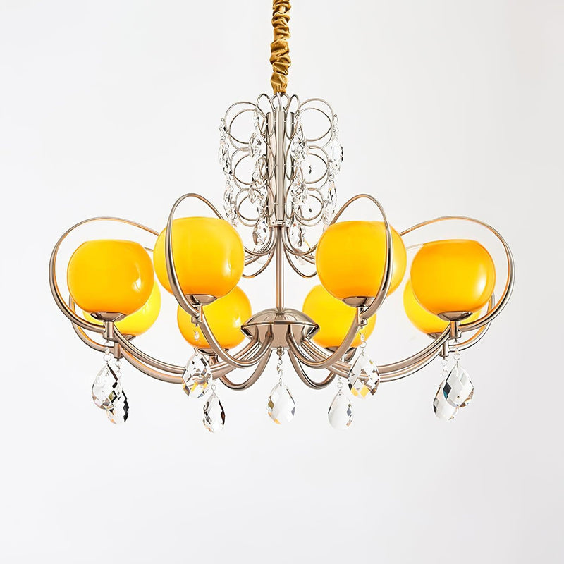 Doria Crystal Chandelier-DWHOME