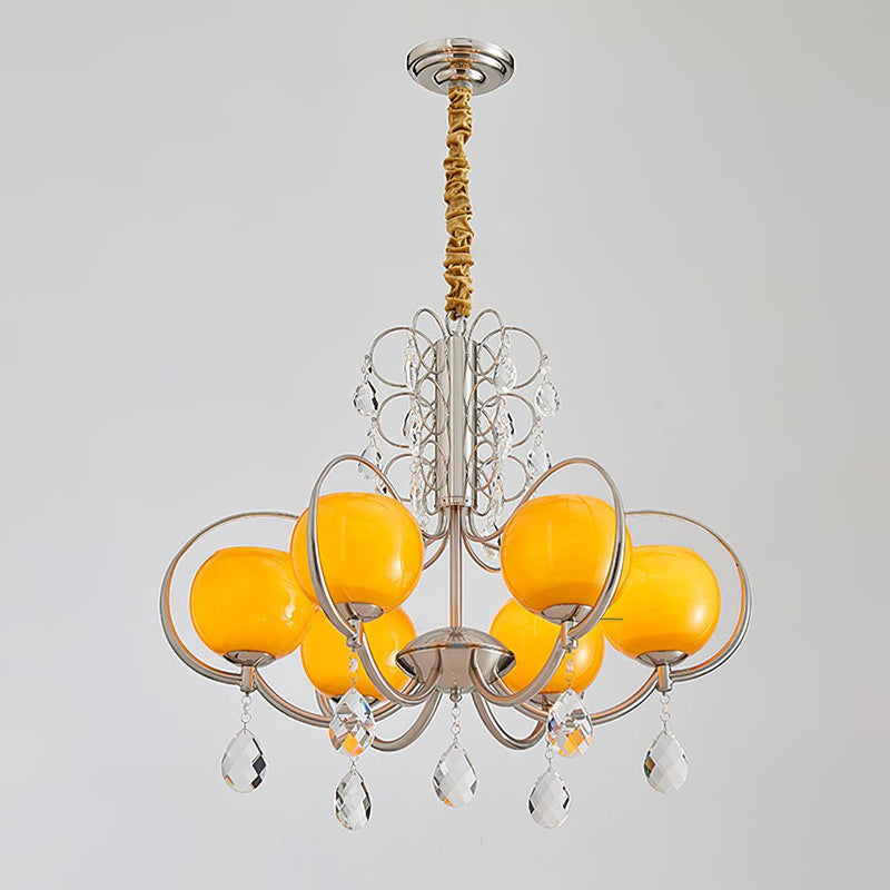 Doria Crystal Chandelier-DWHOME