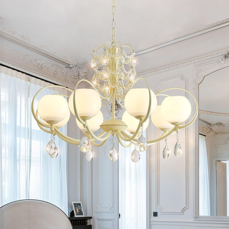 Doria Crystal Chandelier-DWHOME