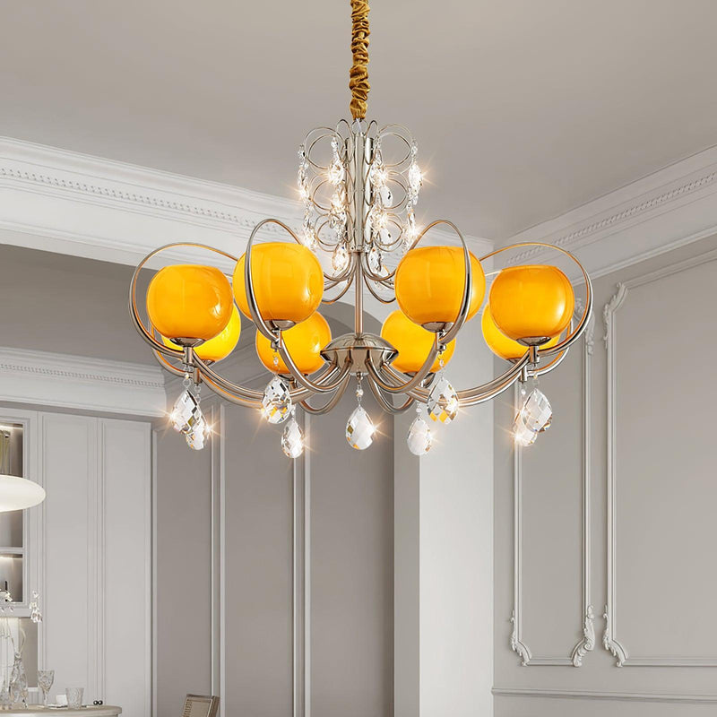 Doria Crystal Chandelier-DWHOME