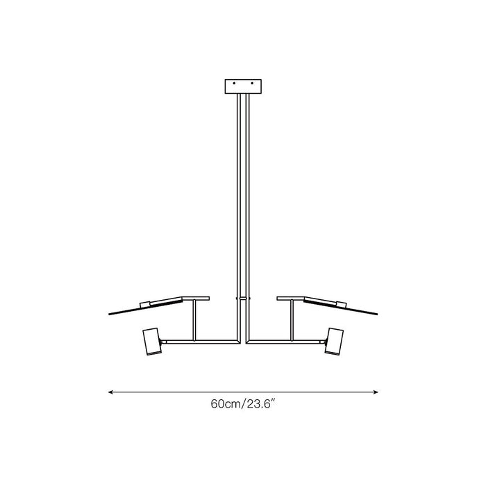 Dot Linear Chandelier-DWHOME