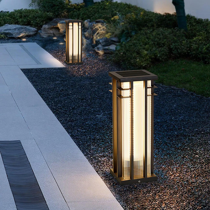 Double Axis Outdoor Post Lamp-DWHOME