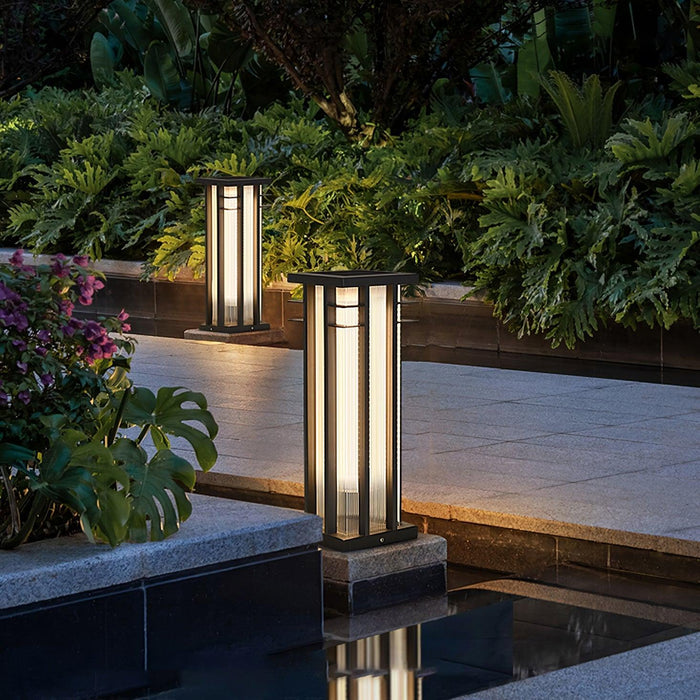 Double Axis Outdoor Post Lamp-DWHOME