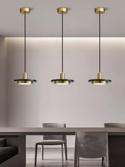 Double Circle Pendant Light-DWHOME