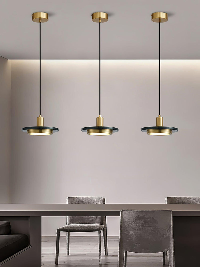 Double Circle Pendant Light-DWHOME