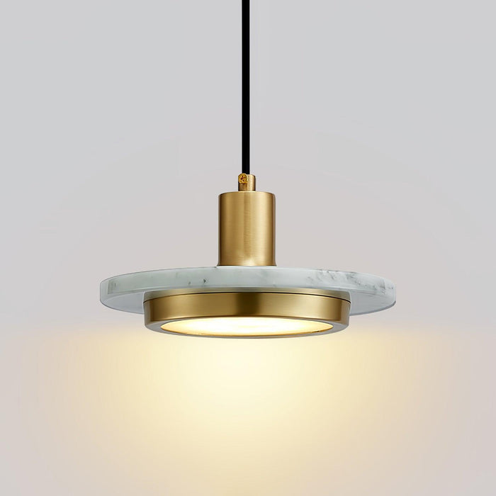 Double Circle Pendant Light-DWHOME