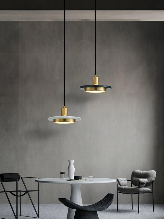 Double Circle Pendant Light.