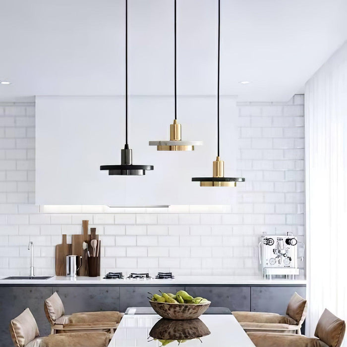 Double Circle Pendant Light-DWHOME
