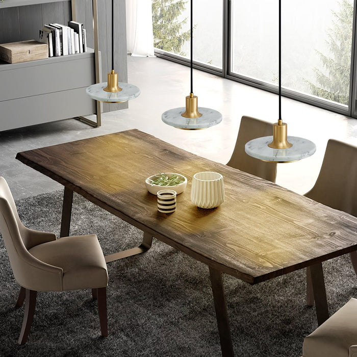 Double Circle Pendant Light-DWHOME