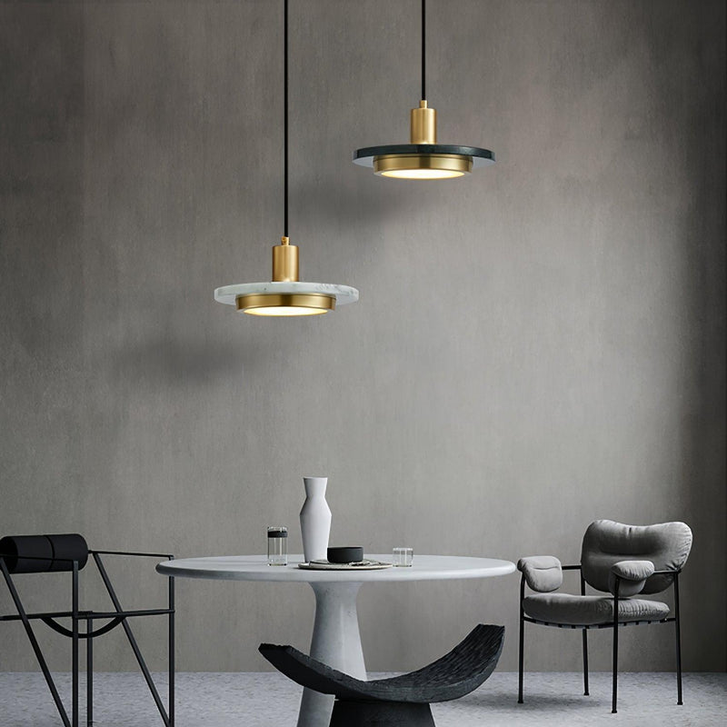 Double Circle Pendant Light-DWHOME
