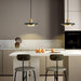 Double Circle Pendant Light-DWHOME