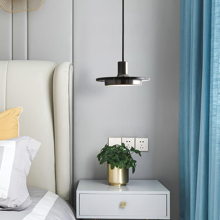 Double Circle Pendant Light-DWHOME
