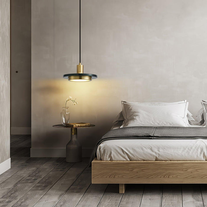 Double Circle Pendant Light-DWHOME